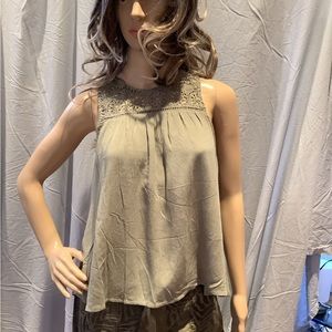 NWOT - Olive Green Bleuh Ceil Tank Top